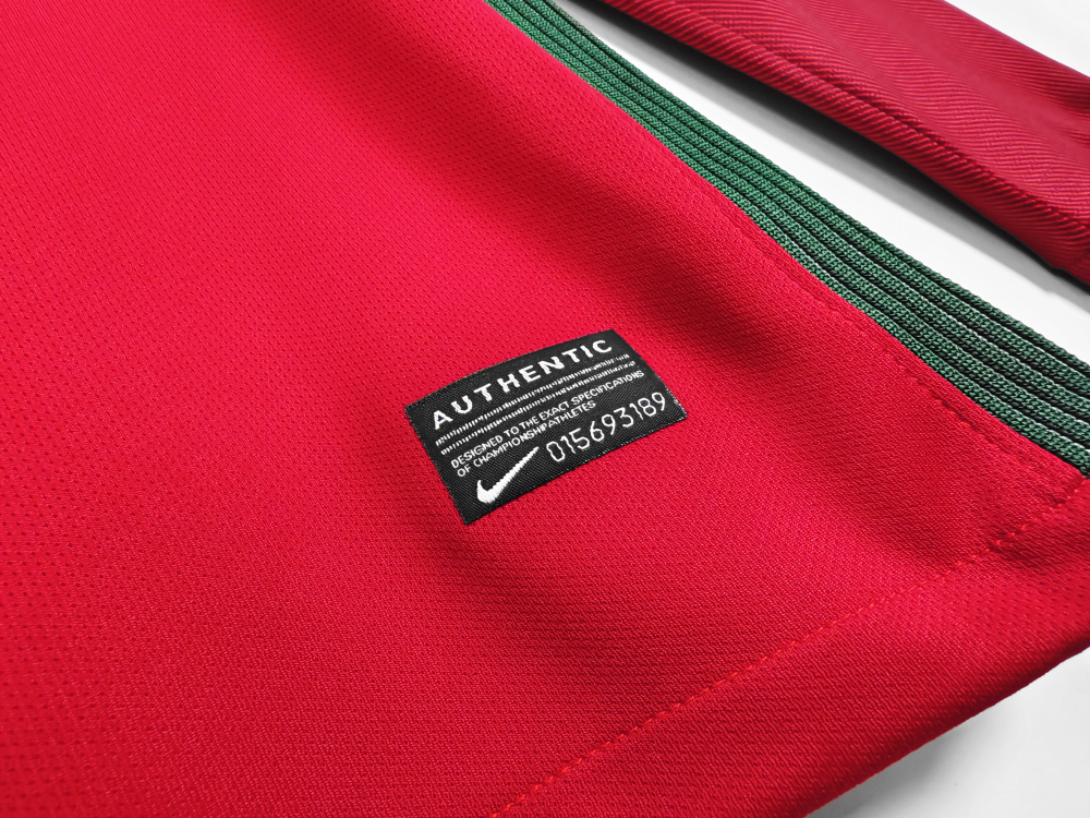 Vintage Euro 2016 Portugal "Champions Edition" Home Long Sleeve Retro Jersey – 3B Grade Premium Edition