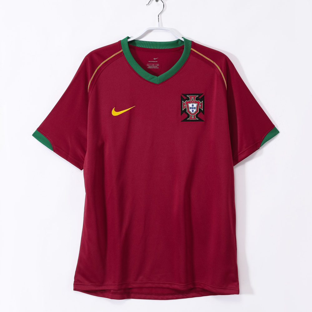 Vintage World Cup 2006 Portugal Home Retro Jersey – 5A Grade Premium Edition