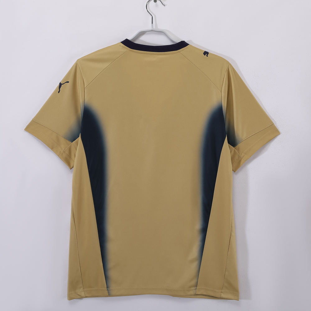 Vintage World Cup 2006 Italy Goalkeeper "Buffon" Gold Retro Jersey – 8A Grade Premium Edition