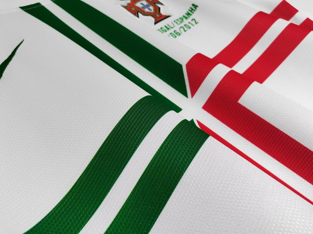 Vintage Euro 2012 Portugal Away "Cross" Long Sleeve Retro Jersey – 3B Grade Premium Edition