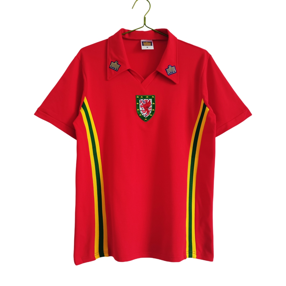 Vintage 1976/79 Wales Home "Admiral Stripes" Retro Jersey – 8A Grade Premium Edition