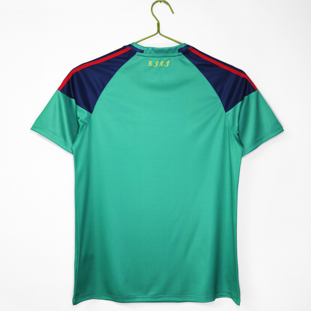Vintage World Cup 2010 Spain Goalkeeper Green Retro Jersey – 8A Grade Premium Edition
