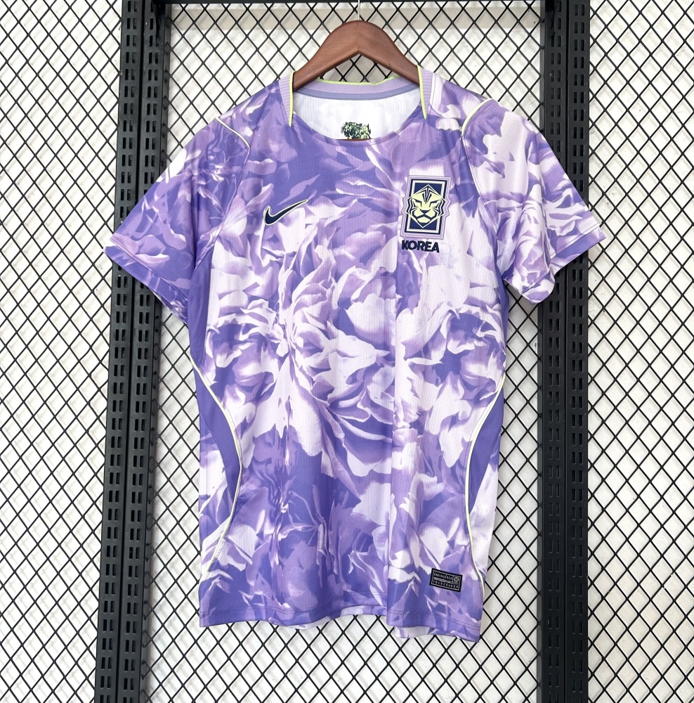 South Korea National Team 2026 World Cup Away Jersey with Floral Graphics