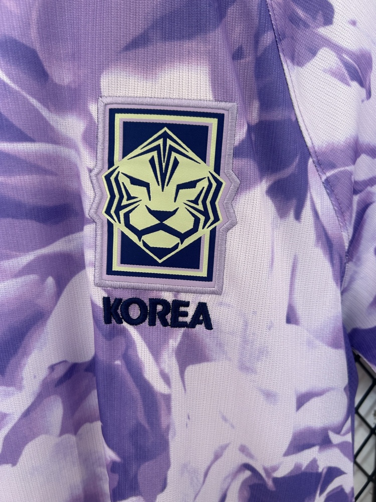 South Korea National Team 2026 World Cup Away Jersey with Floral Graphics