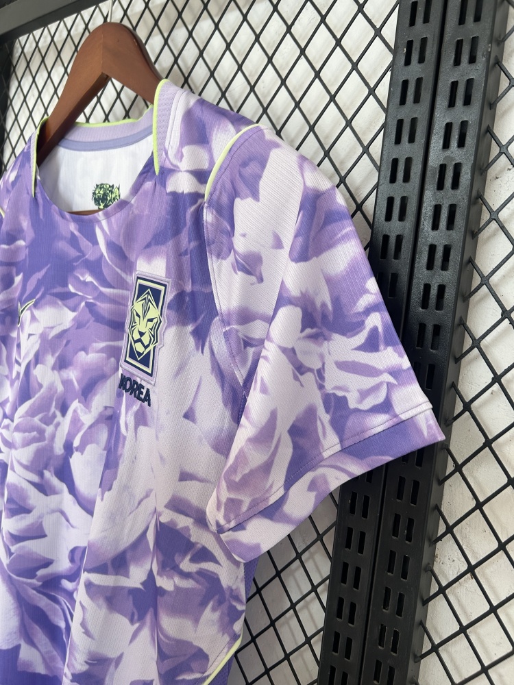 South Korea National Team 2026 World Cup Away Jersey with Floral Graphics