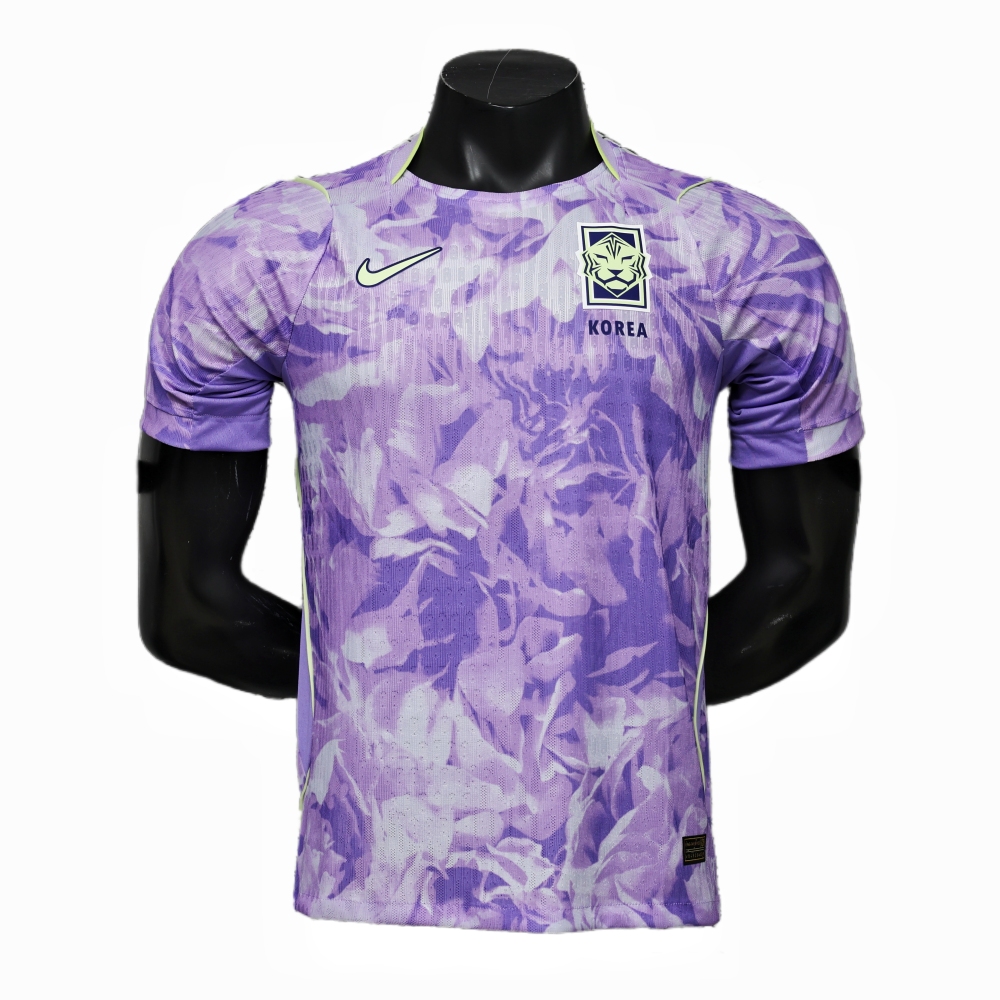 Nike South Korea 2026 "Purple Floral" Away Jersey – Official Player Version Soccer Shirt