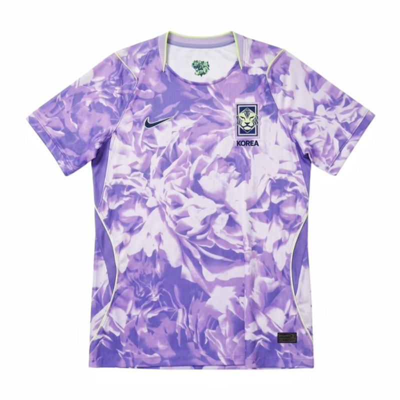 South Korea National Team 2026 World Cup Away Jersey with Floral Graphics