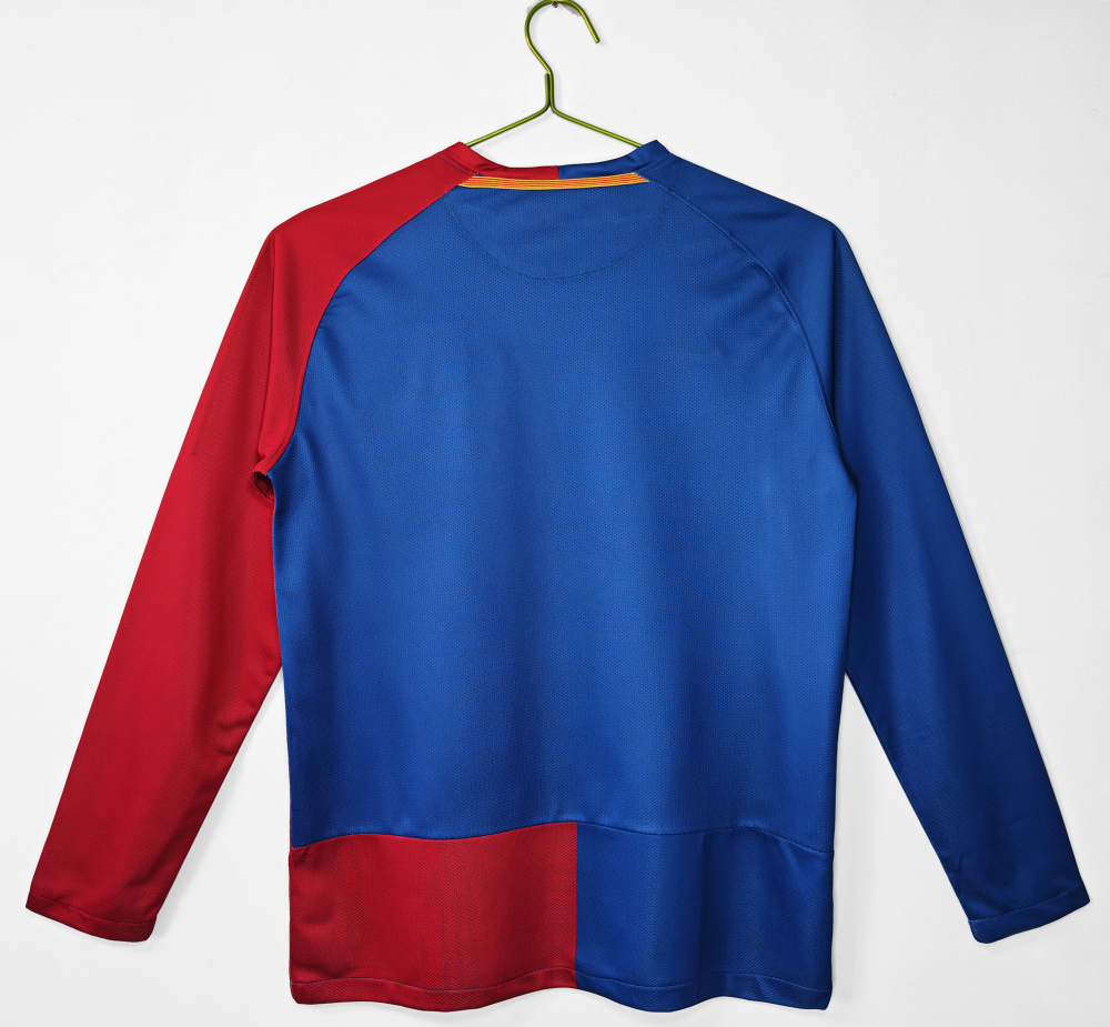 Vintage 2008/09 Barcelona Home "Treble Season" Long Sleeve Jersey – 3B Grade Edition