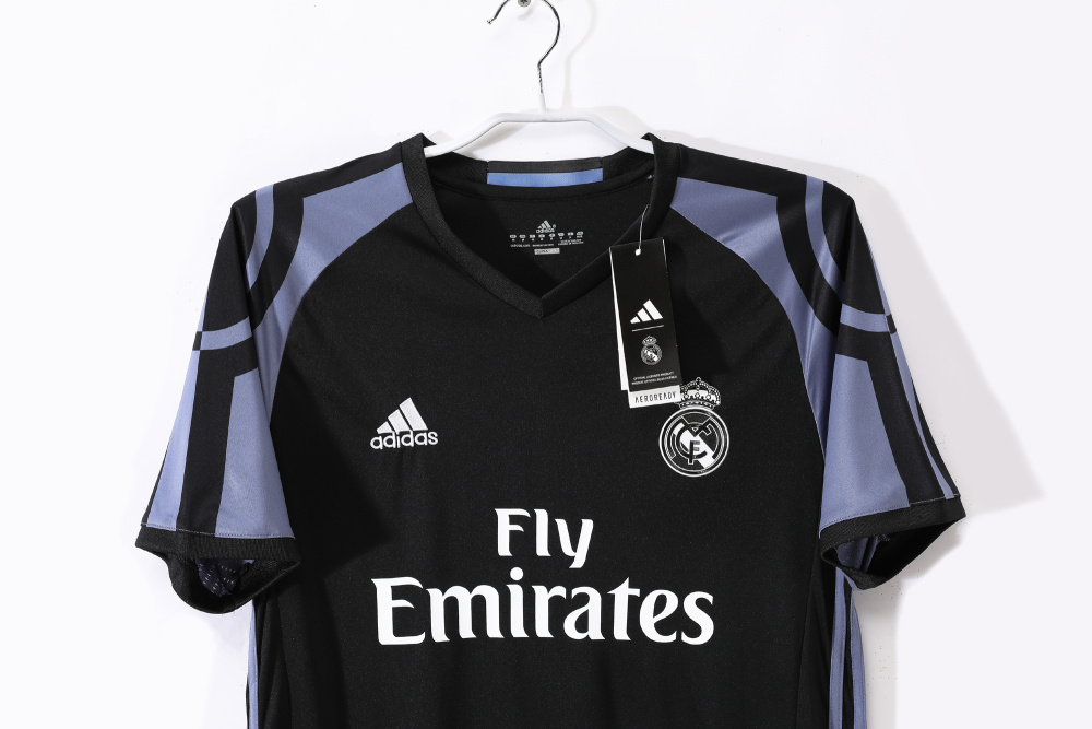 Vintage 2016/17 Real Madrid Third "Cibeles" Black Jersey – 5A Grade Edition