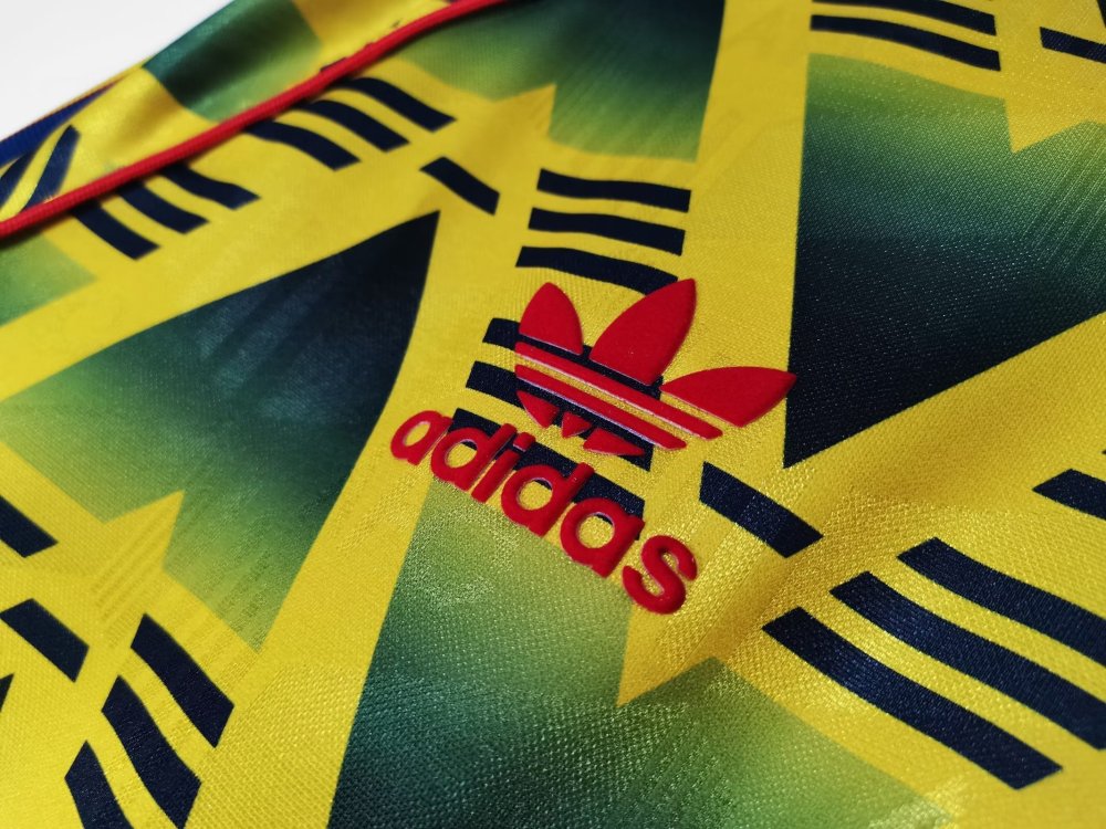 Vintage 1991/93 Arsenal Away "Bruised Banana" Long Sleeve Jersey – 3B Grade Edition