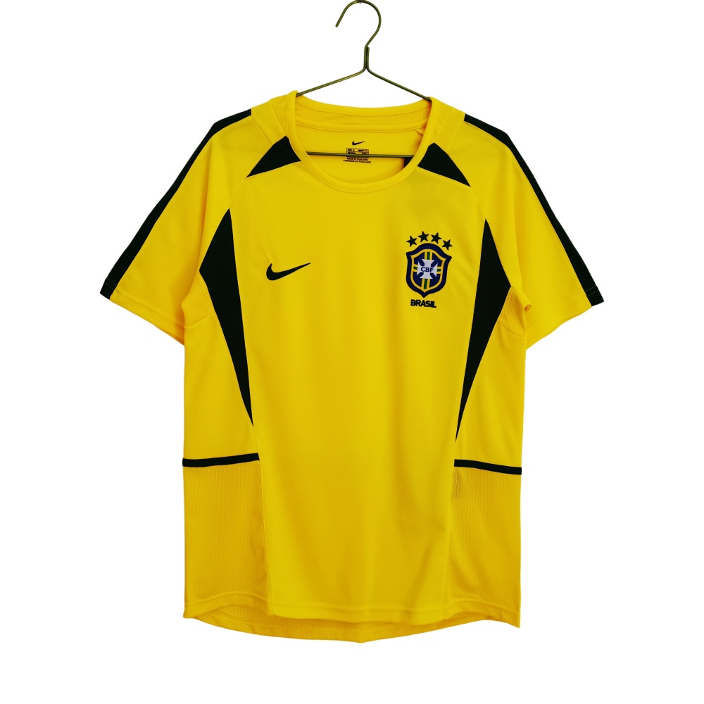 Vintage 2002 Brazil Home "Pentacampeão" World Cup Jersey – 0A Perfect Grade Edition