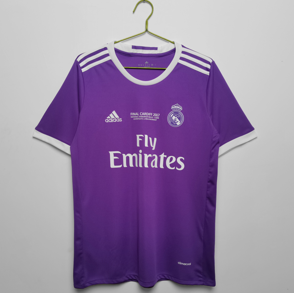 Vintage 2016/17 Real Madrid Away Jersey – Iconic Purple – 5A Grade Edition