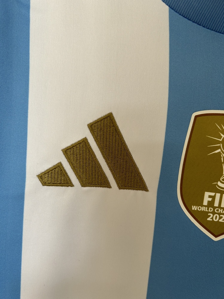New 2024/25 Argentina Home Kit | Sizes S to 2XL | FIFA World Champions Gold Patch Included