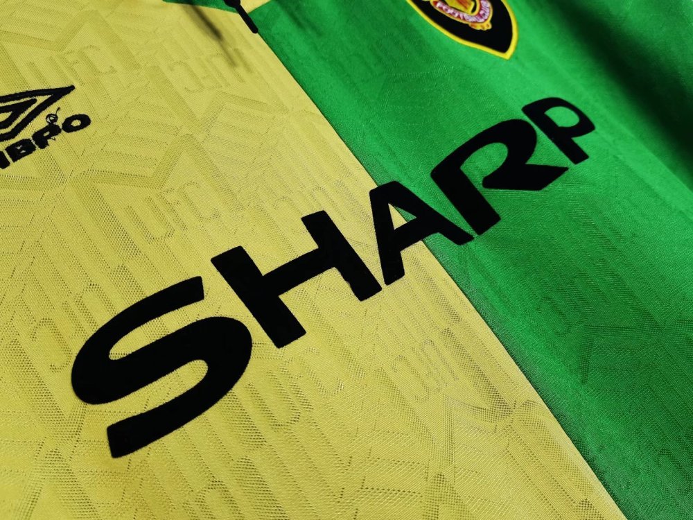 Vintage 1992/94 Manchester United "Newton Heath" Long Sleeve Third Jersey – 3B Grade