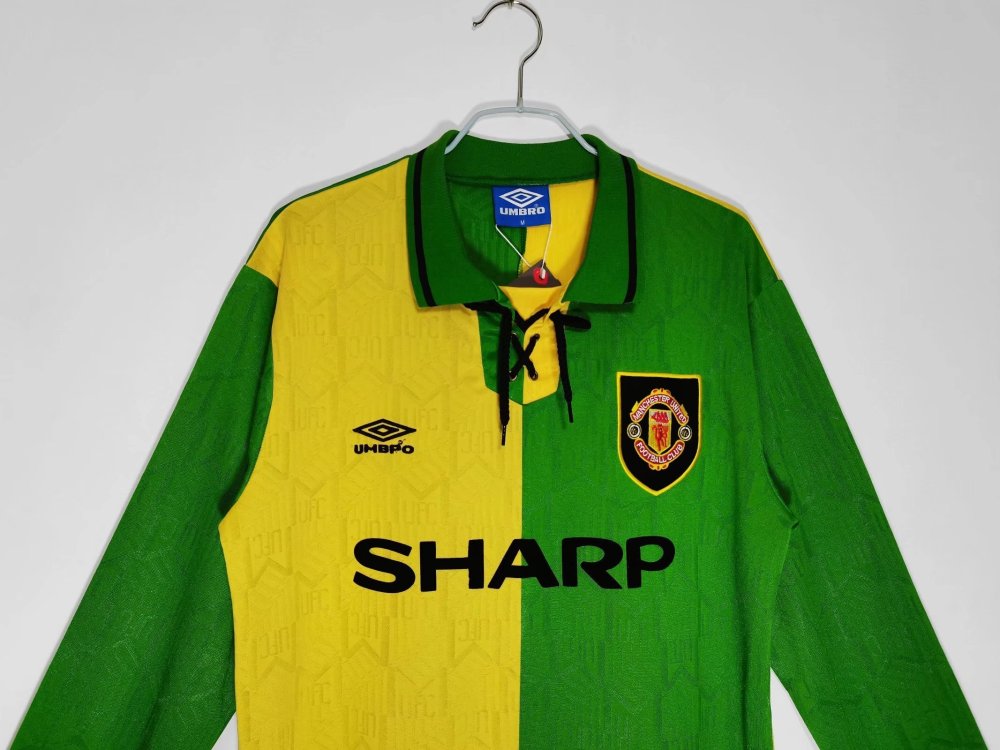 Vintage 1992/94 Manchester United "Newton Heath" Long Sleeve Third Jersey – 3B Grade
