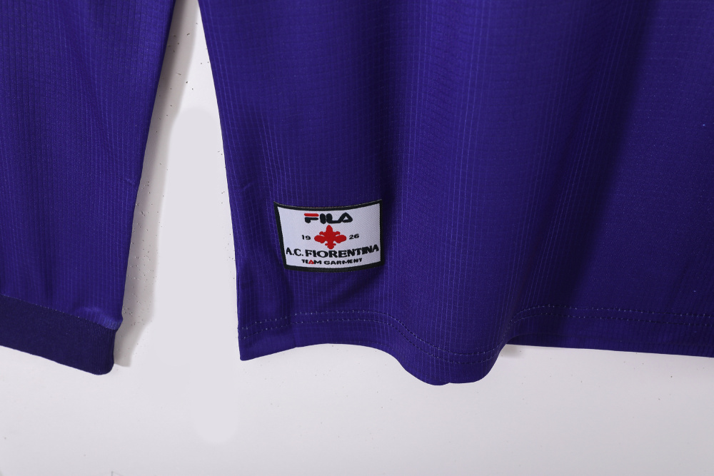Vintage 1998/99 Fiorentina Home "Nintendo" Long Sleeve Jersey – 3B Grade