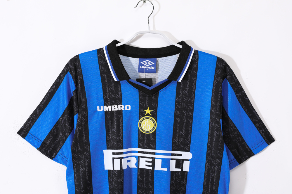 Vintage 1997/98 Inter Milan Home "Ronaldo Debut Season" Jersey – 5A Grade Edition
