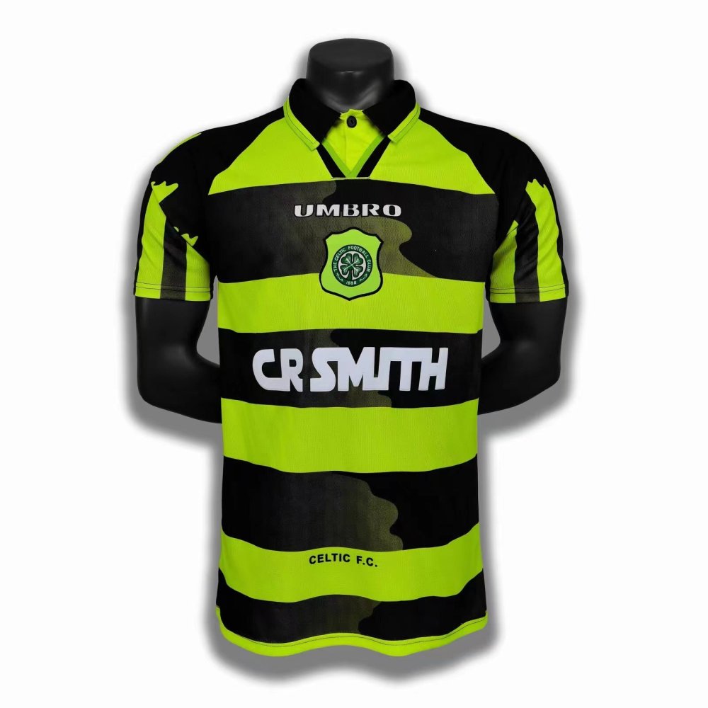 Vintage 1996/97 Celtic Away "Bumblebee" Jersey – 8A Grade Edition