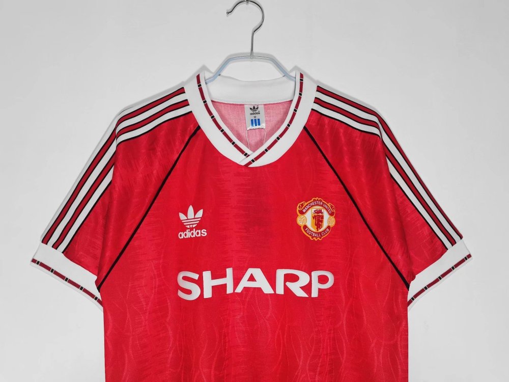 Vintage 1991/92 Manchester United Home "Pre-PL Era" Jersey – 5A Grade Edition