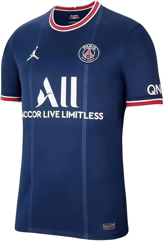 Nike Jordan Paris Saint-Germain 2021/22 Stadium Soccer Home Jersey #Messi #Jordan #PSG