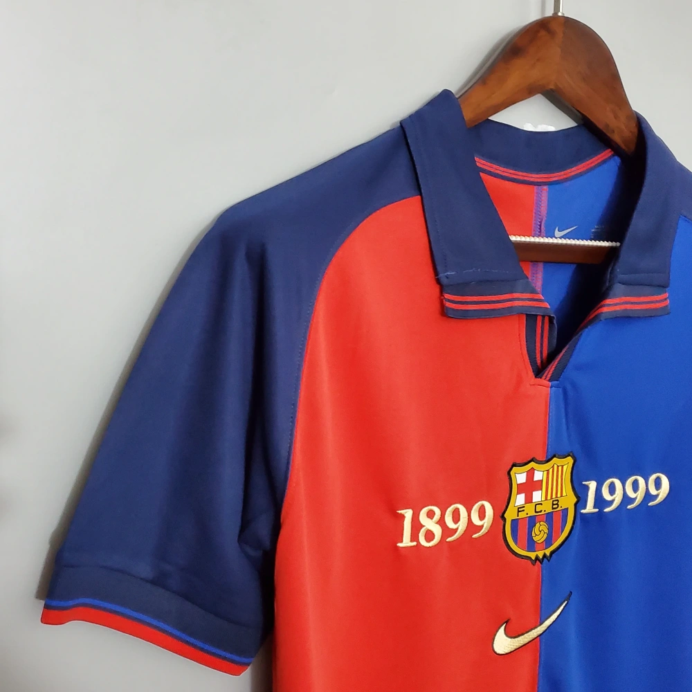 Vintage 1899-1999 FC Barcelona "Centenary" Home retro jersey