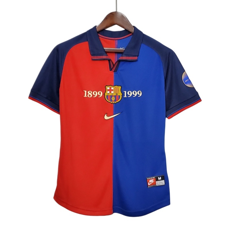 Vintage 1899-1999 FC Barcelona "Centenary" Home retro jersey