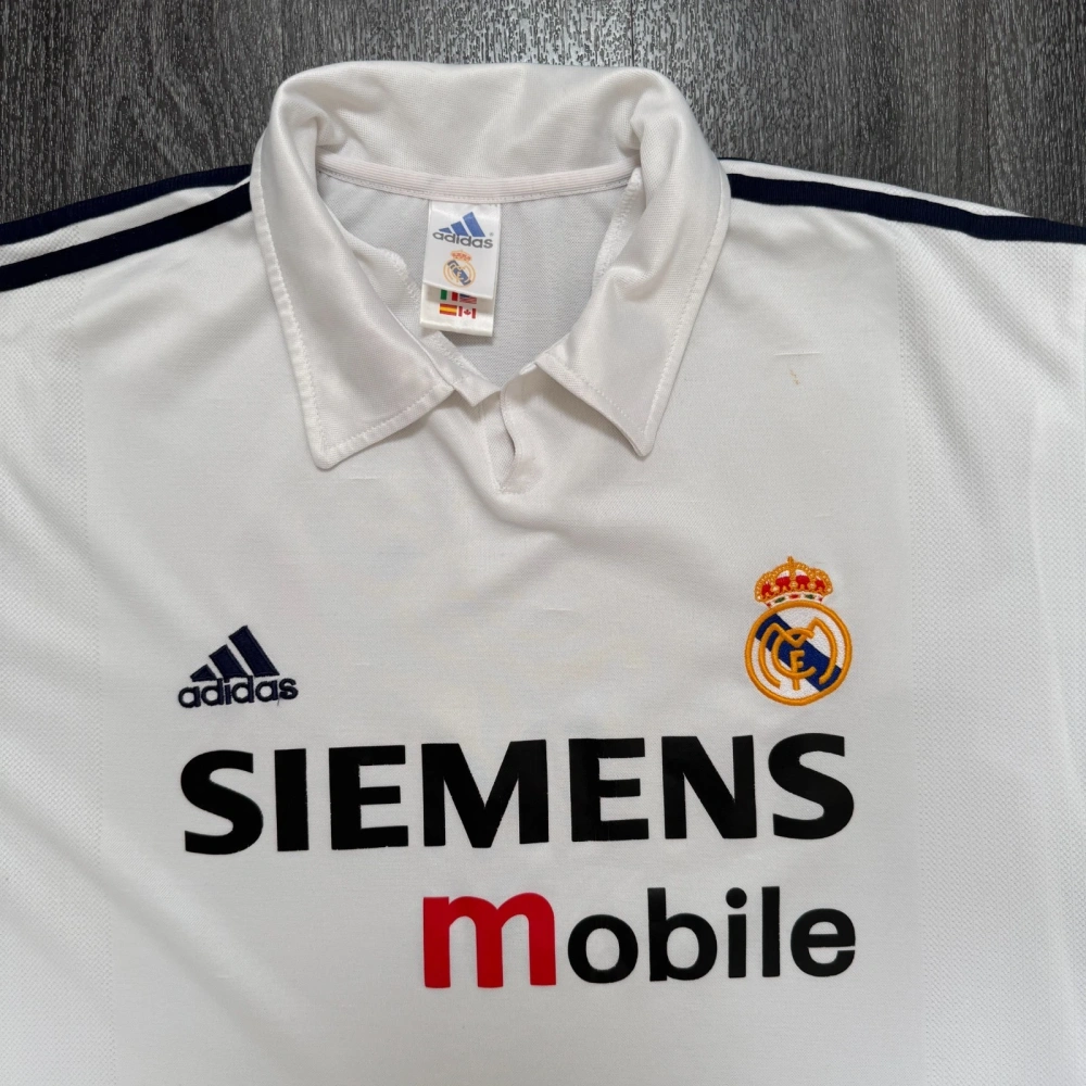 Match Issue: Steve McManaman Real Madrid 2002-03 Centenary Home Jersey