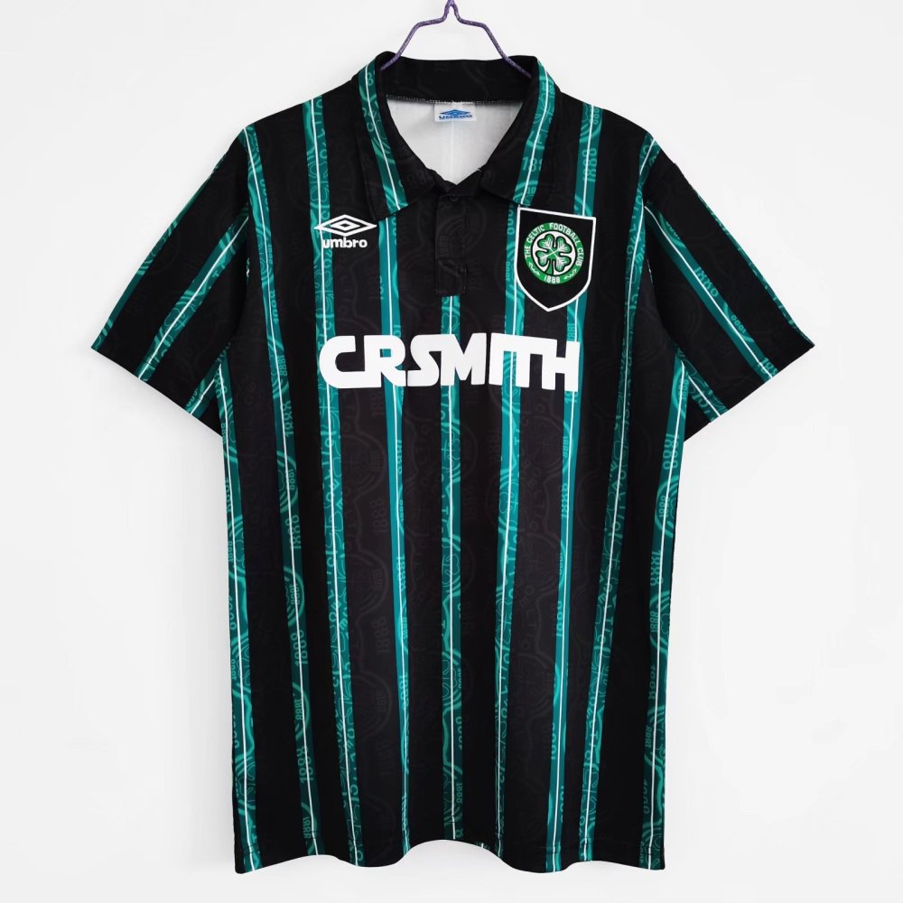 1992/93 Celtic Football Club (Celtic FC) Away Retro Jersey - 8A Quality (Scottish Premiership)