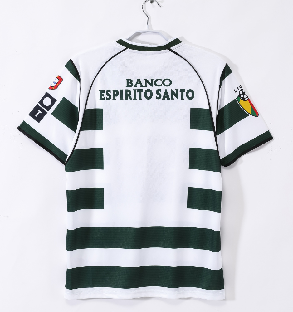 Vintage 2001/03 Sporting CP Lisbon Home "Cristiano Ronaldo Debut" Jersey – 5A Grade Edition