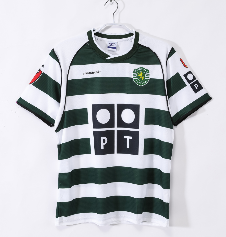 Vintage 2001/03 Sporting CP Lisbon Home "Cristiano Ronaldo Debut" Jersey – 5A Grade Edition