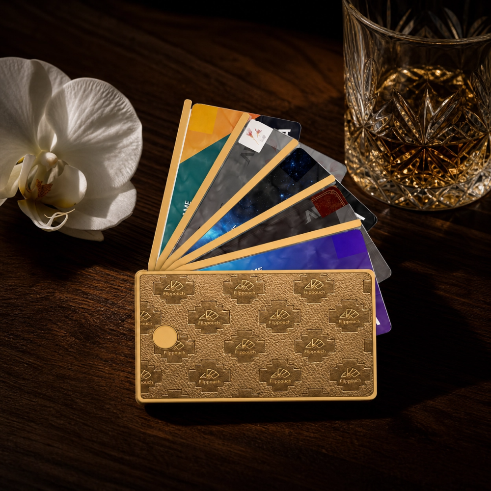 Flippouch V1P PEEK Material Wallet for 5 Cards
