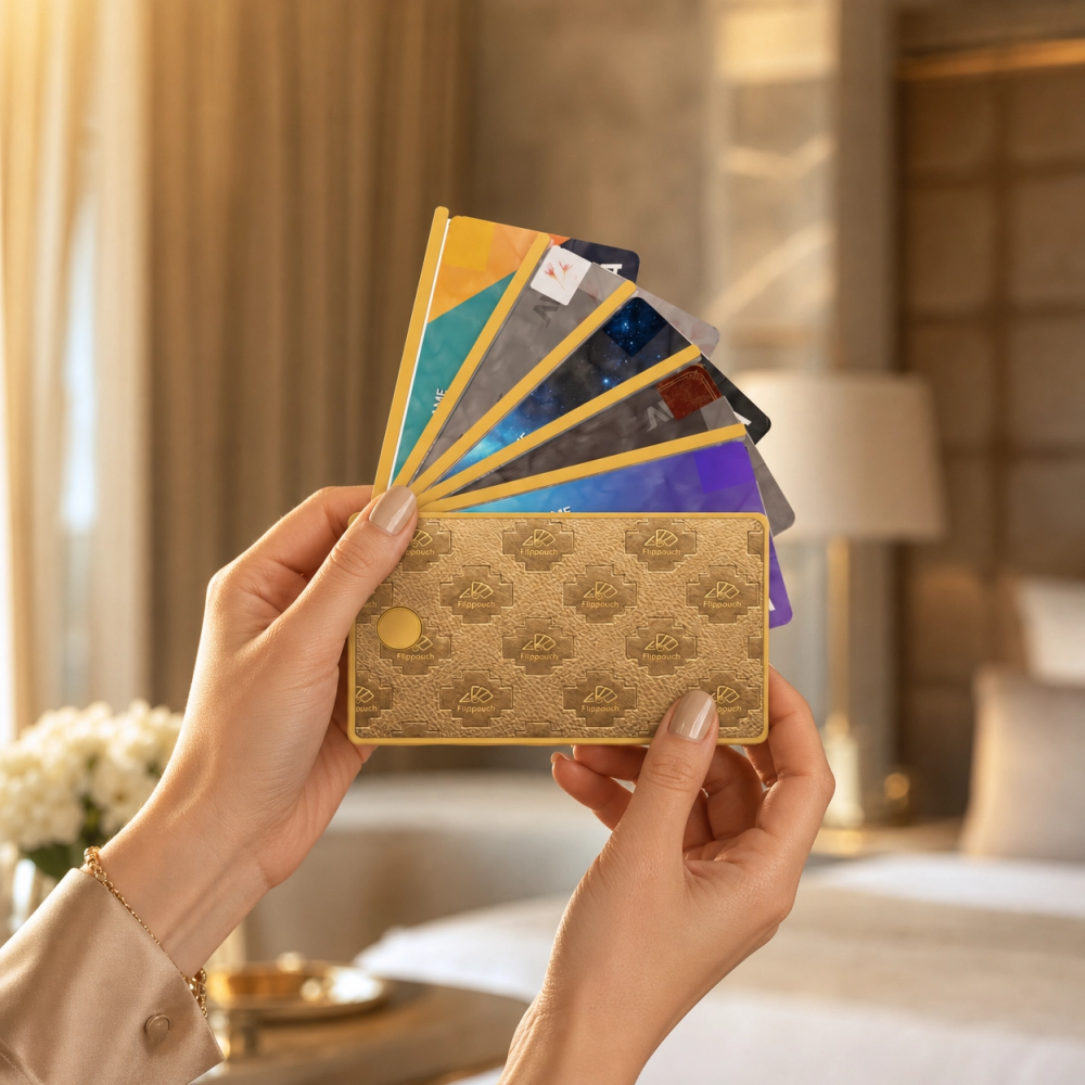 Flippouch V1P PEEK Material Wallet for 5 Cards