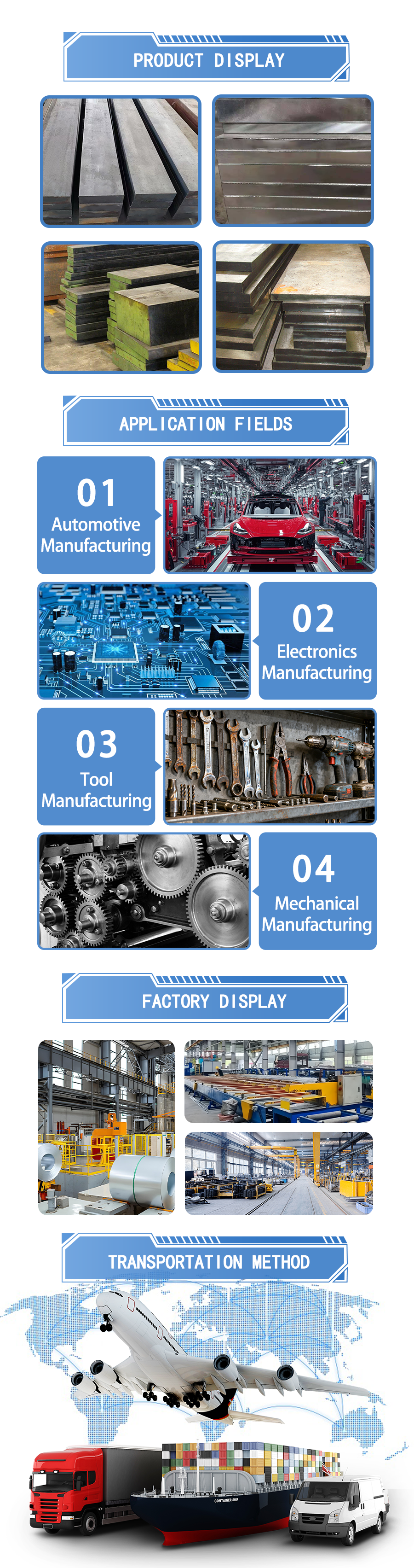 Cold Work Tool  Medium and  Heavy Plate