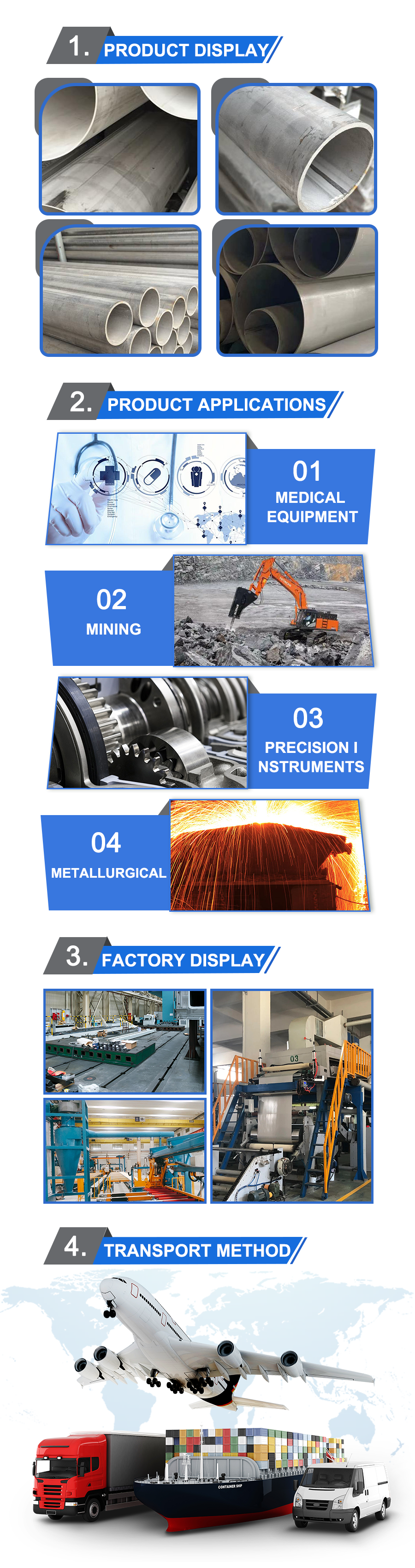Industrial Stainless Steel Pipe