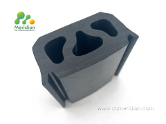 Solid rubber hatch seals