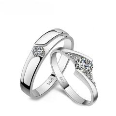 Wholesale Jewelry Suppliers Romantic Wedding Couple Rings 925 Sterling Silver Ring For Wife Women Girl Friend Anniversary Engagement Gift Fine Jewelry