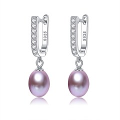 925 Sterling Silver Women's Stud Earrings Fashion Pearl Personality Earring Jewelry Party Valentine's Day Gift