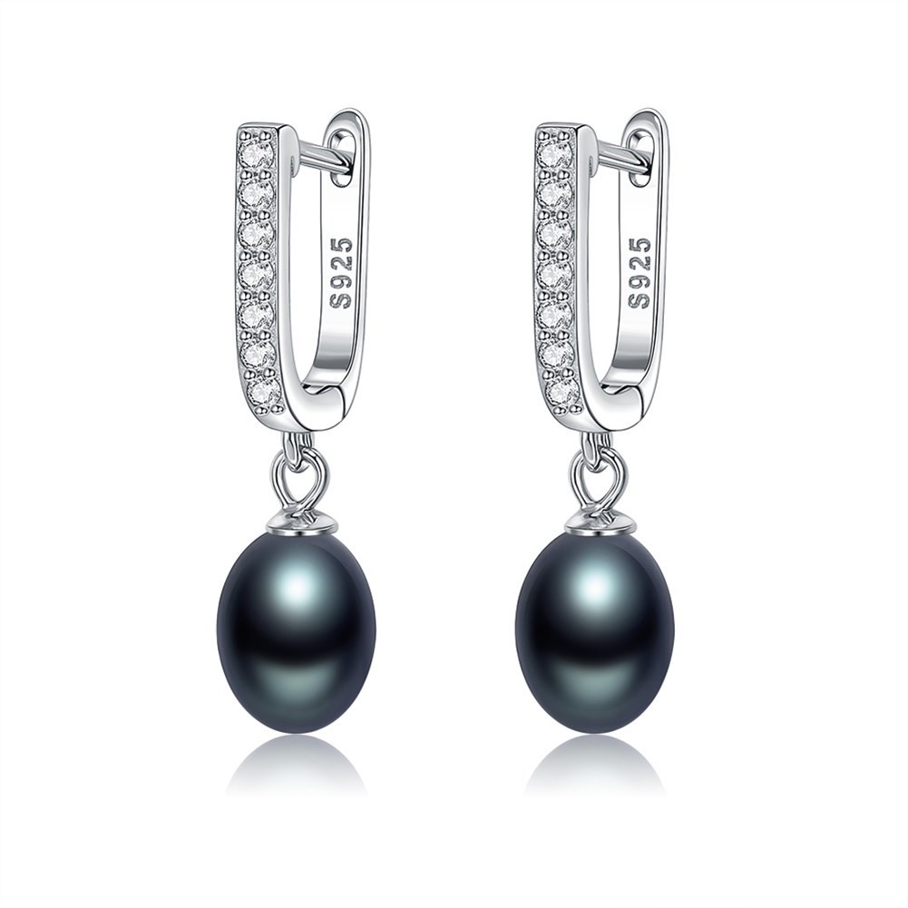 925 Sterling Silver Women's Stud Earrings Fashion Pearl Personality Earring Jewelry Party Valentine's Day Gift