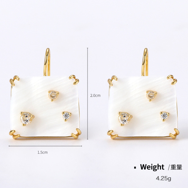 18K Gold Plated Shell Setting with Baroque Natural Pearls Exquisite Necklace Earrings Bracelet Jewelry Set Charm Ladies Girls Jewelry Fashion Accessory Set Cute Gifts