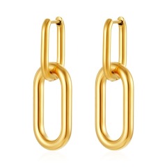 Geometric Interchangeable 304 Stainless Steel Earrings | Hypoallergenic & Vacuum Plated Studs