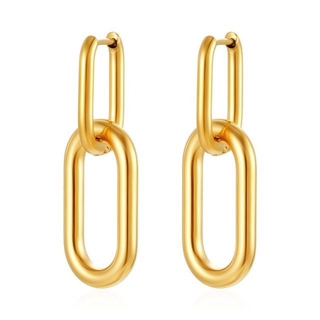 Geometric Interchangeable 304 Stainless Steel Earrings | Hypoallergenic & Vacuum Plated Studs