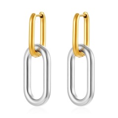 Geometric Interchangeable 304 Stainless Steel Earrings | Hypoallergenic & Vacuum Plated Studs