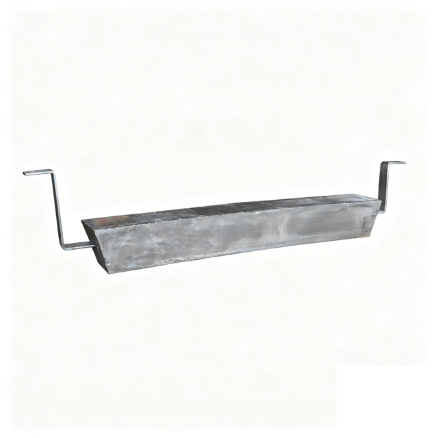 Liquid Tank Double-Foot Welded Zinc Anode (Flat Steel Foot)
