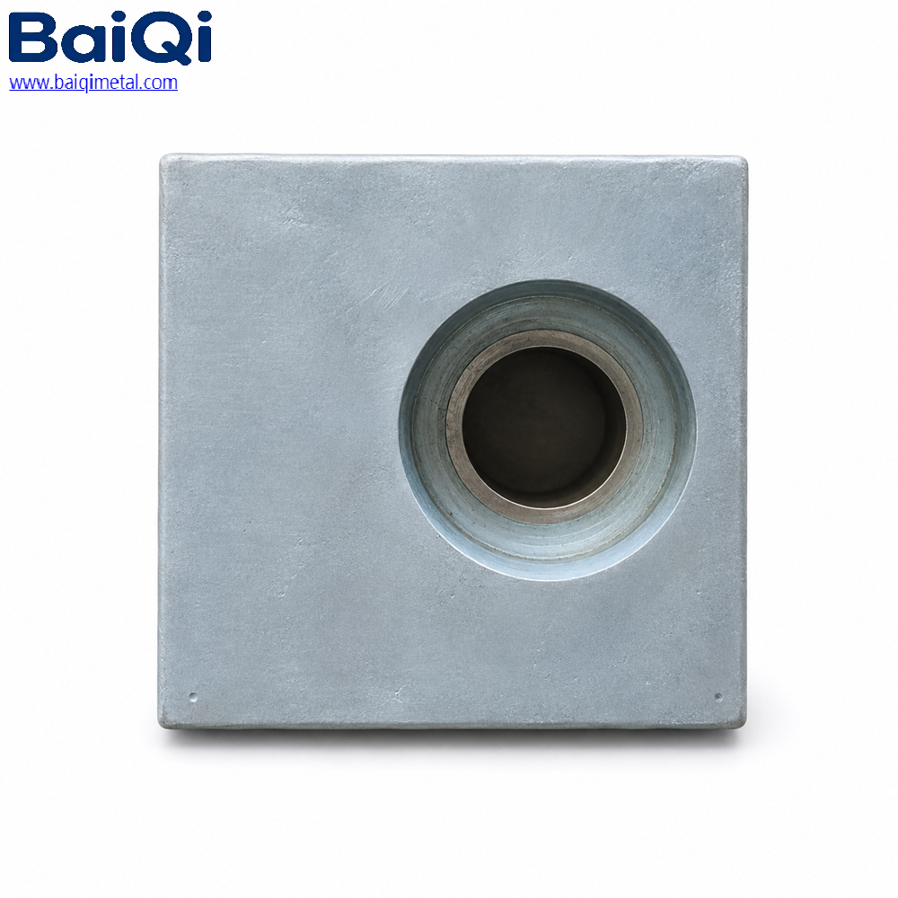 Zinc Block Anode with Stainless Steel Insert