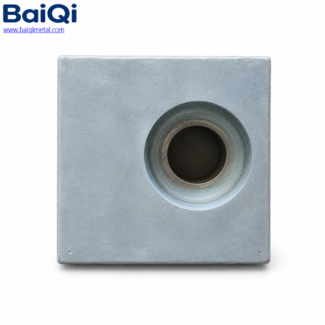 Zinc Block Anode with Stainless Steel Insert