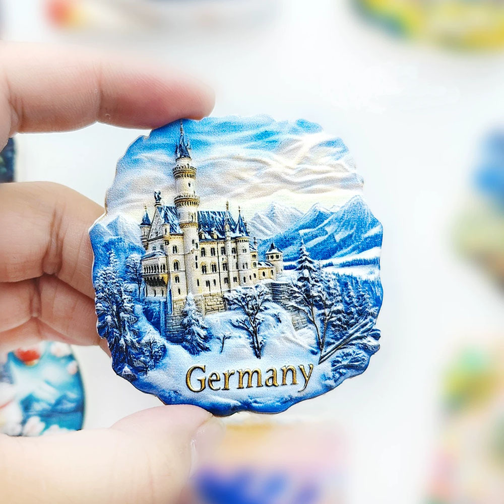 Which Factory is the Best for Wholesale and Custom Souvenir Fridge Magnets?Wholesale 3D Resin Germany Neuschwanstein Castle Fridge Magnet - Yiwu Factory Direct Souvenir,German Neuschwanstein Castle refrigerator magnet, three-dimensional magnetic sticker, travel souvenir, gift, home decoration,CuteMag customized and wholesale refrigerator magnets