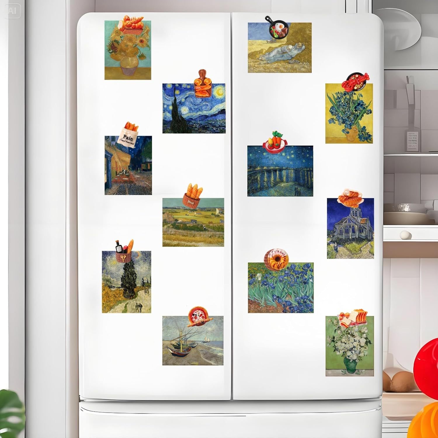 Cute Resin Fridge Magnets Set Wholesale - Colorful Kitchen Refrigerator Magnets for Home & Office, Whiteboard Magnetic Stickers for Photos, Notes, Memos & Shopping Lists (Bread & Foodie Series),Cute Resin Fridge Magnets Set Wholesale - Colorful Kitchen Refrigerator Magnets for Home & Office, Whiteboard Magnetic Stickers for Photos, Notes, Memos & Shopping Lists (Bread & Foodie Series),CuteMag customized and wholesale refrigerator magnets