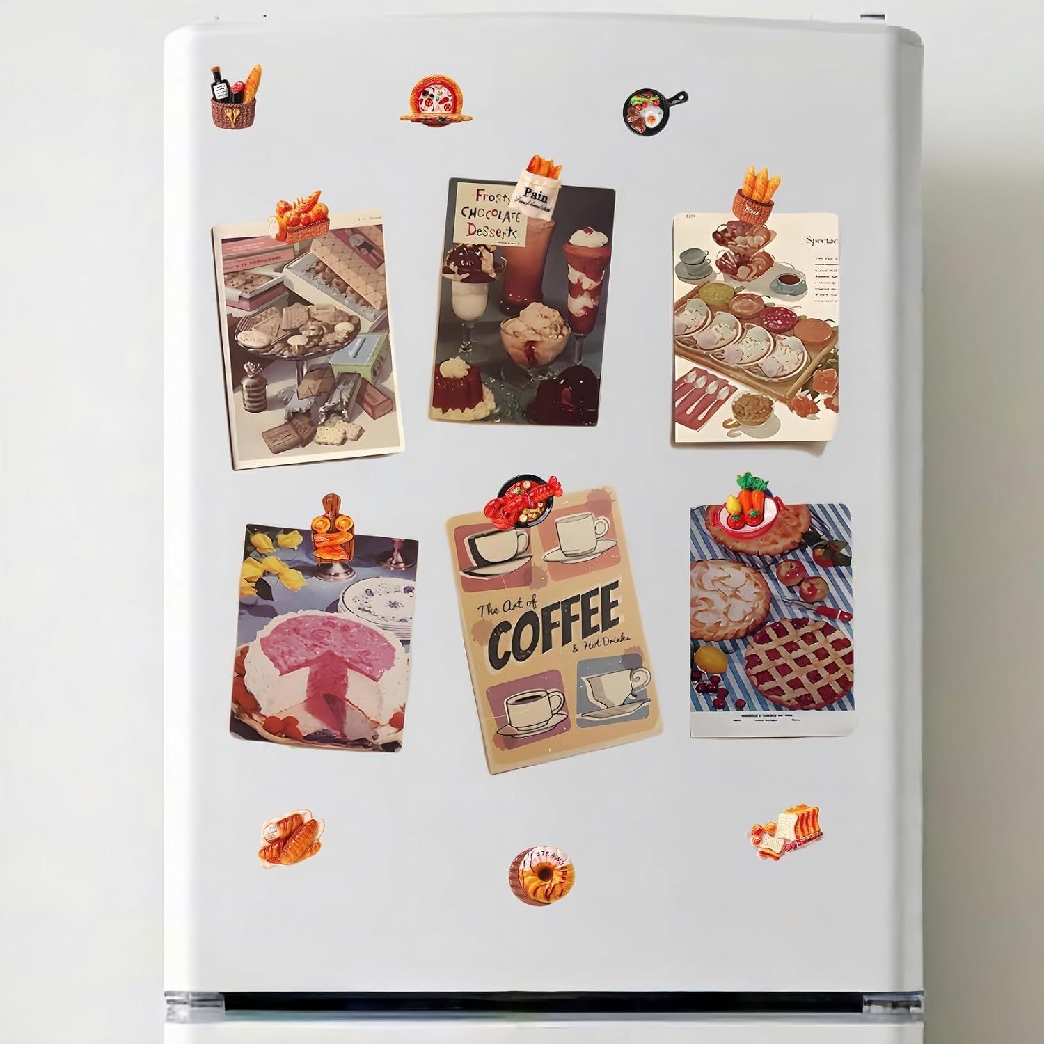 Cute Resin Fridge Magnets Set Wholesale - Colorful Kitchen Refrigerator Magnets for Home & Office, Whiteboard Magnetic Stickers for Photos, Notes, Memos & Shopping Lists (Bread & Foodie Series),Cute Resin Fridge Magnets Set Wholesale - Colorful Kitchen Refrigerator Magnets for Home & Office, Whiteboard Magnetic Stickers for Photos, Notes, Memos & Shopping Lists (Bread & Foodie Series),CuteMag customized and wholesale refrigerator magnets