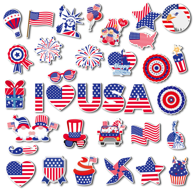 亚马逊美国独立日软磁冰箱贴车库门贴汽车轮船DIY磁吸装饰冰箱贴,亚马逊美国独立日软磁冰箱贴车库门贴汽车轮船DIY磁吸装饰冰箱贴,Aimants de réfrigérateur personnalisés et en gros CuteMag