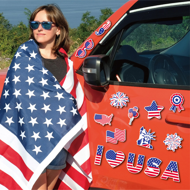 亚马逊美国独立日软磁冰箱贴车库门贴汽车轮船DIY磁吸装饰冰箱贴,亚马逊美国独立日软磁冰箱贴车库门贴汽车轮船DIY磁吸装饰冰箱贴,Aimants de réfrigérateur personnalisés et en gros CuteMag